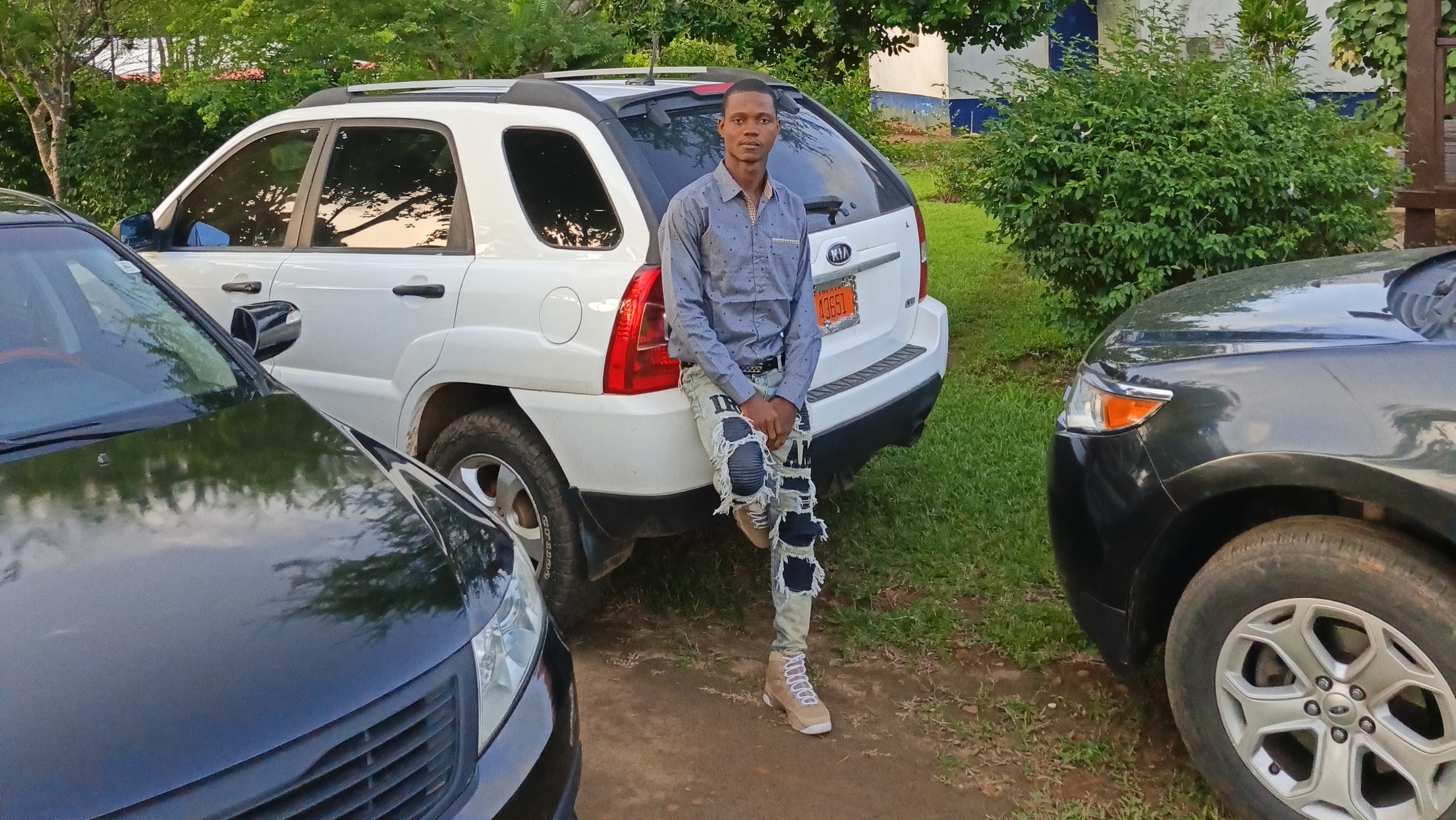 Nathan R. Watalah attending wedding engagement ceremony in Grand Bassa County, Liberia 2025