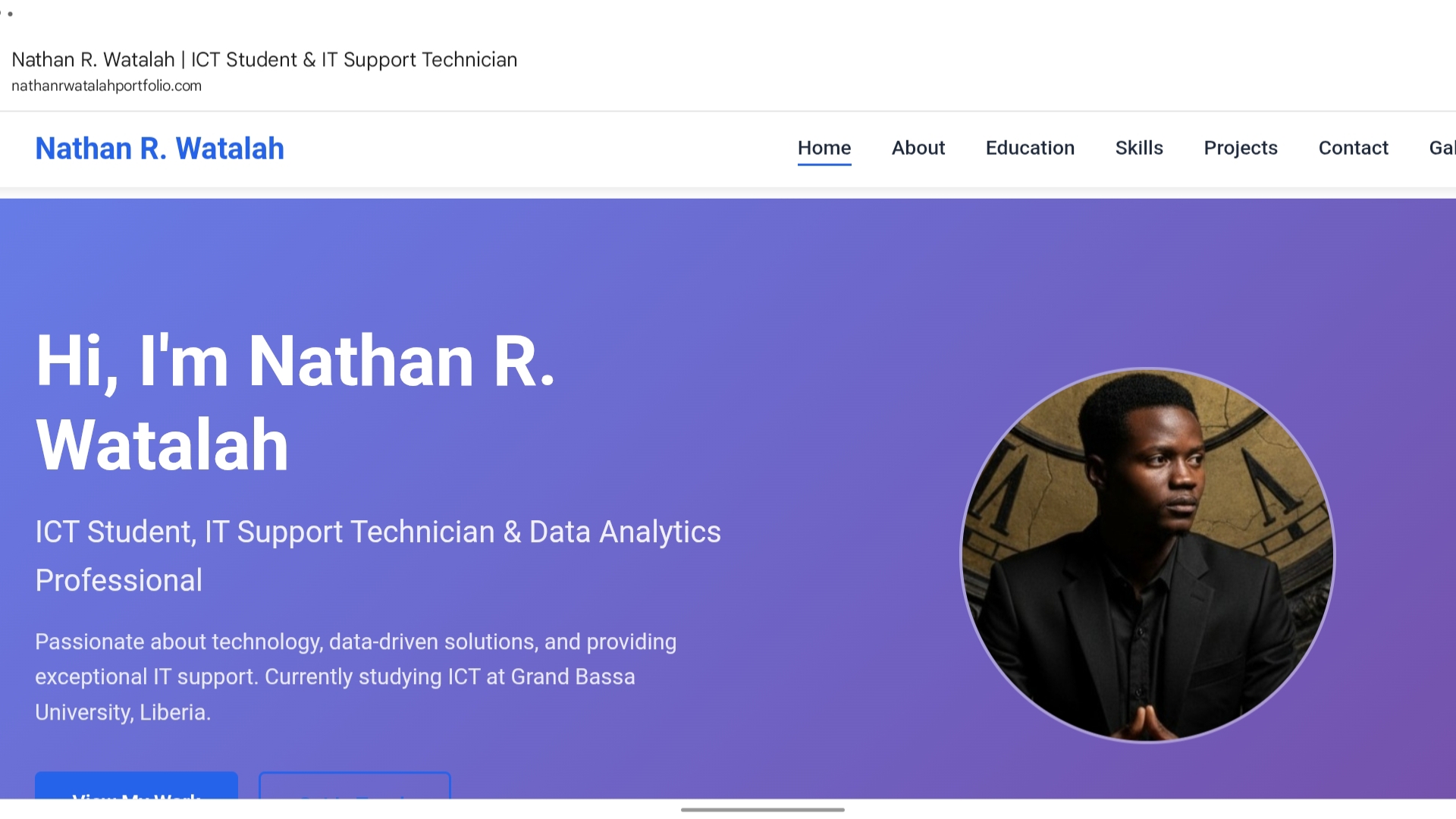 Portfolio Website Project